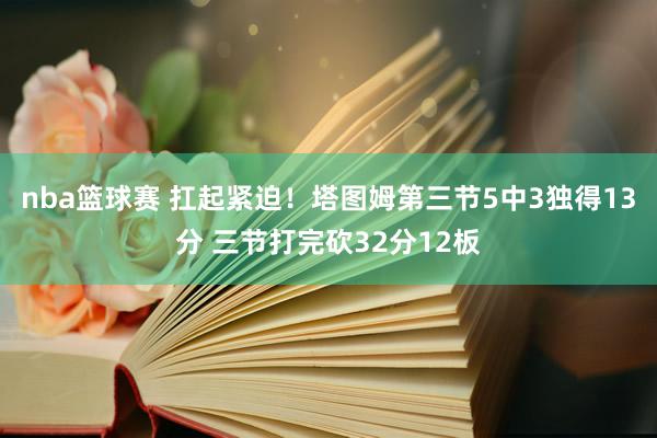 nba篮球赛 扛起紧迫！塔图姆第三节5中3独得13分 三节打完砍32分12板